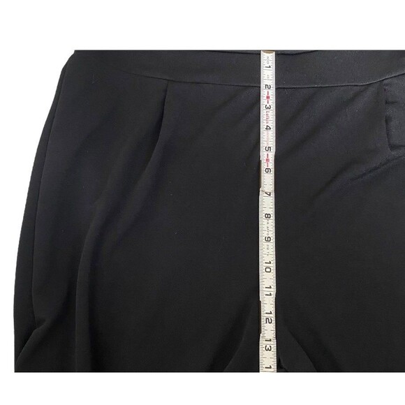 TOTO Collection Black Bandeau Jumpsuit Romper Plus Size 3X Tapered Leg Elegant - Picture 8 of 11